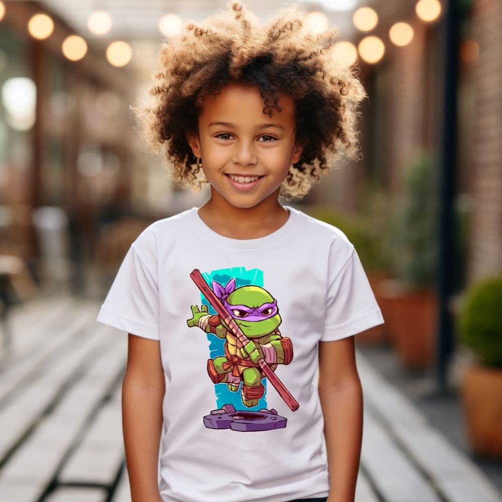 Camiseta Infanto Juvenil Personagens As Tartarugas Ninjas