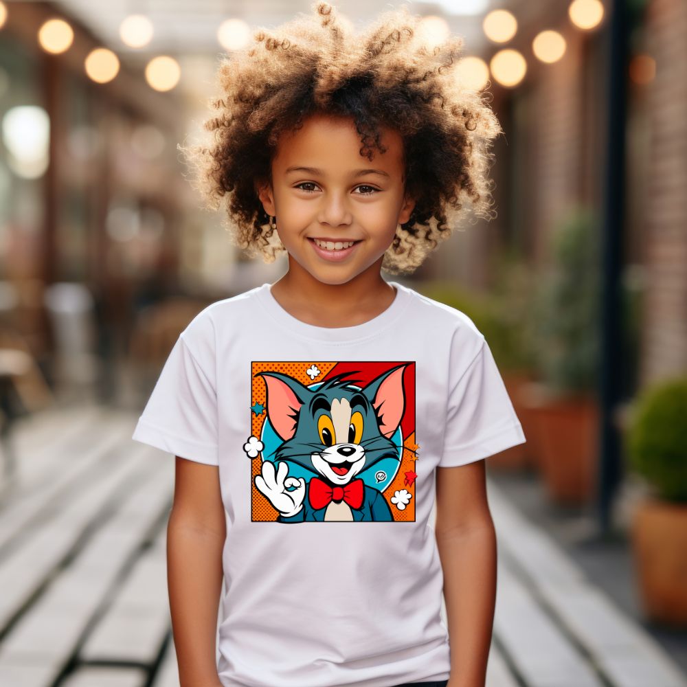 Camiseta Infanto Juvenil Personagens Tom e Jerry 02
