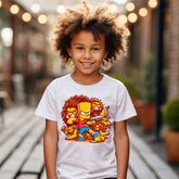 Camiseta Infanto Juvenil Personagens Bart Simpsons Gladiador 02
