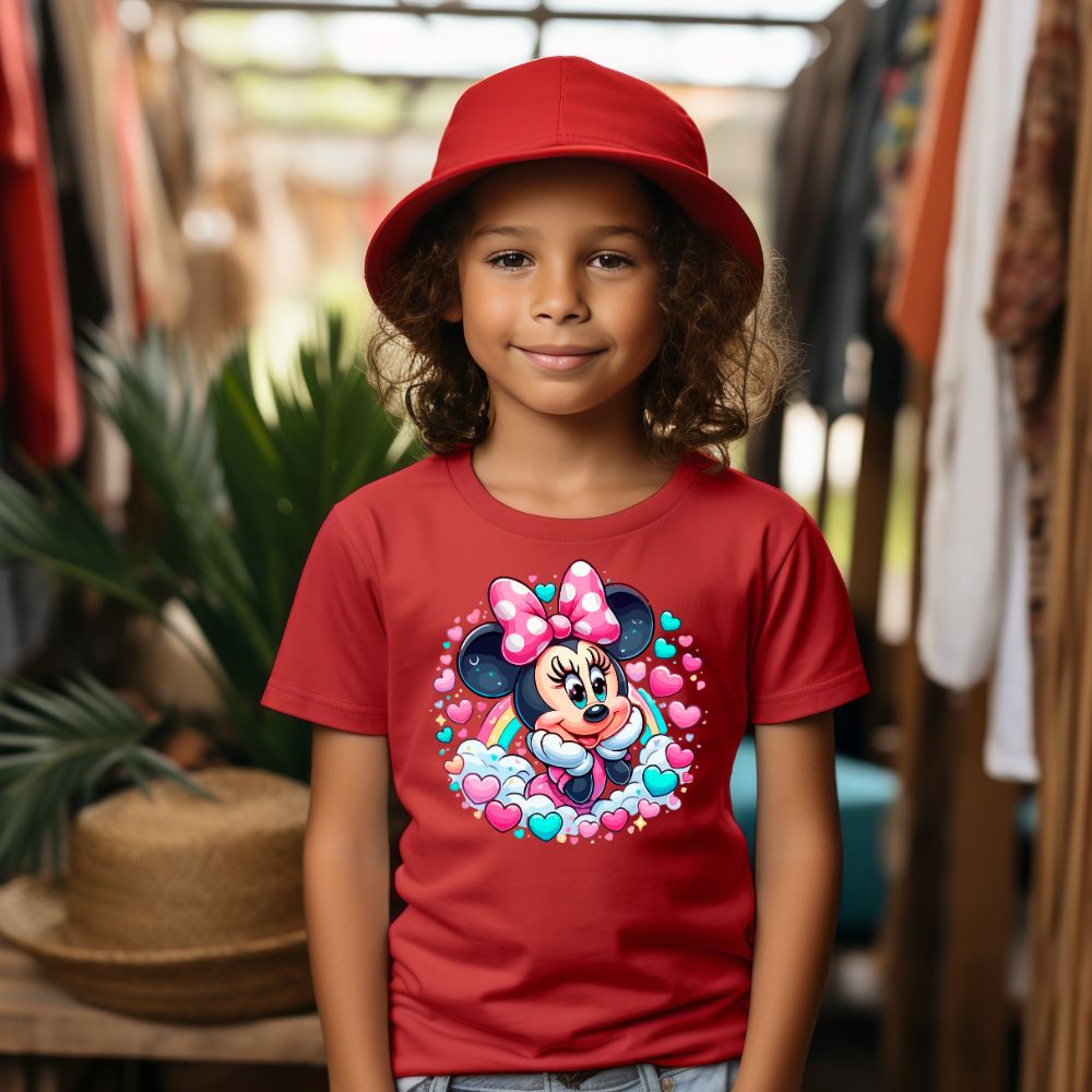 Camiseta Infanto Juvenil Personagens Minnie 02