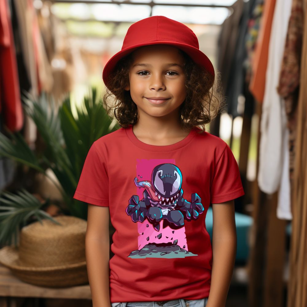 Camiseta Infanto Juvenil Personagens Venom Personagem Homem Aranha