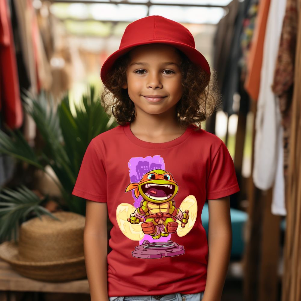 Camiseta Infanto Juvenil Personagens As Tartarugas Ninjas 01
