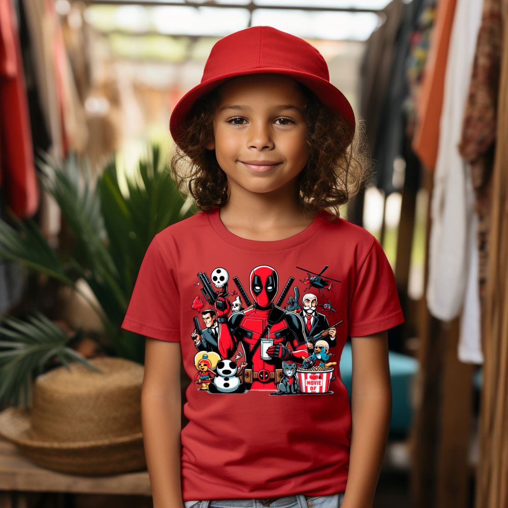 Camiseta Infanto Juvenil Personagens Deadpool