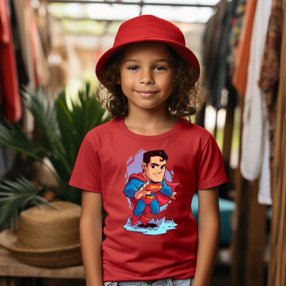 Camiseta Infanto Juvenil Personagens Superman Super Homem