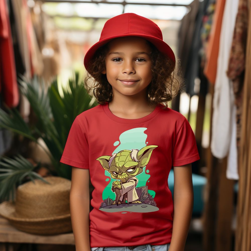 Camiseta Infanto Juvenil Personagens Star Wars Geek Serie Baby Yoda