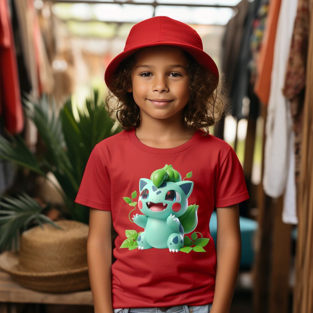 Camiseta Infanto Juvenil Personagens Pikachu Pokémon Clássico 09
