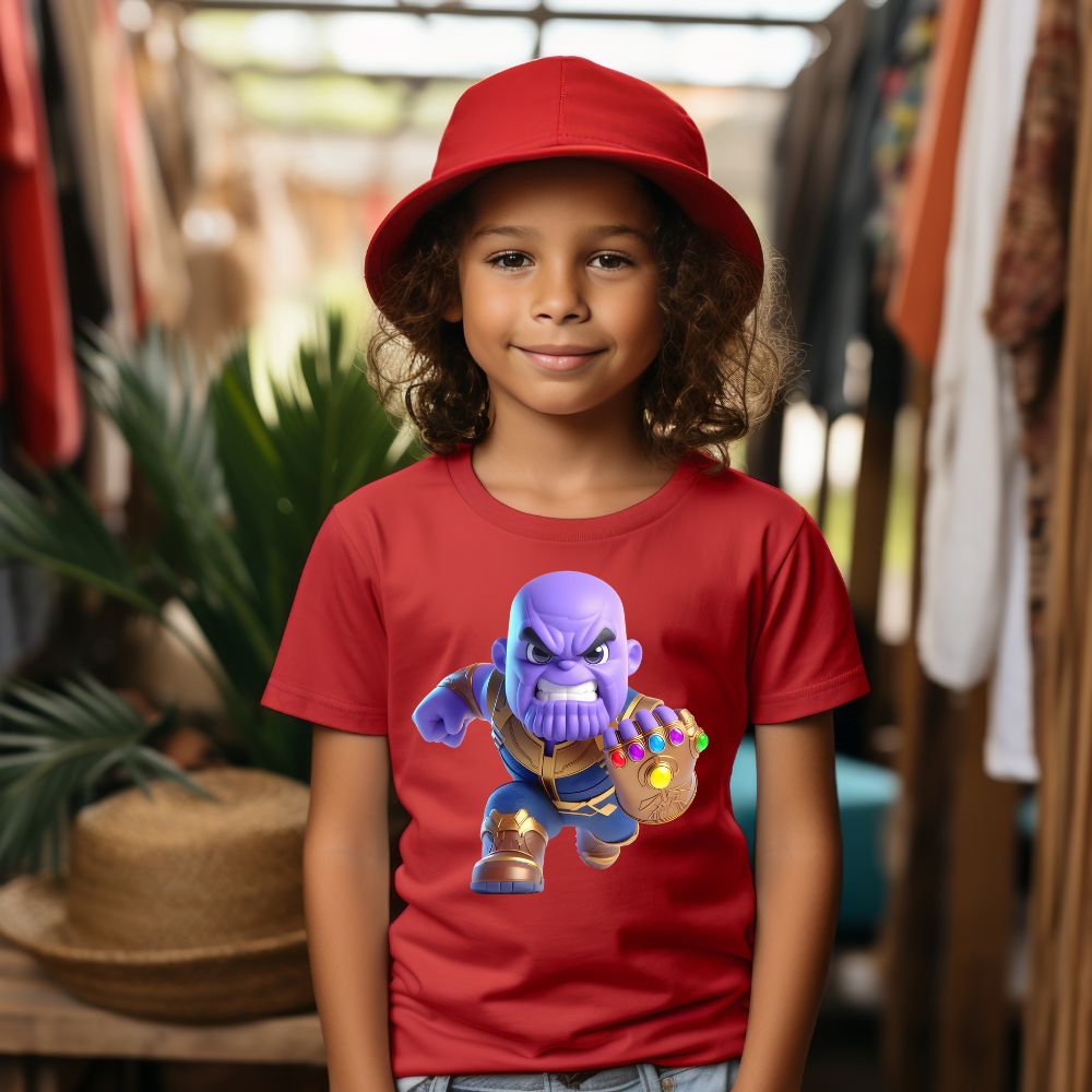 Camiseta Infanto Juvenil Personagens Thanos- 01