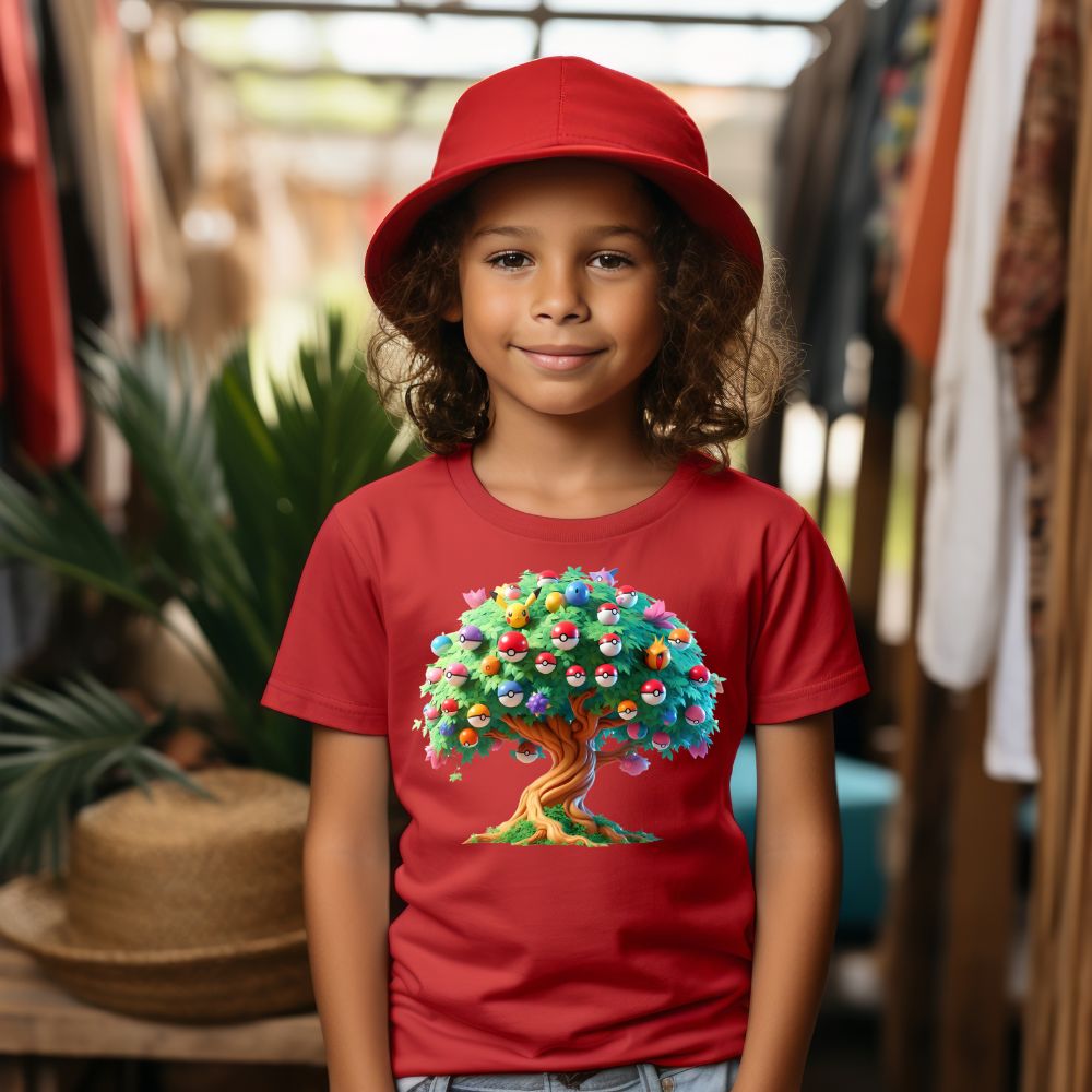 Camiseta Infanto Juvenil Personagens Anime Pokémon