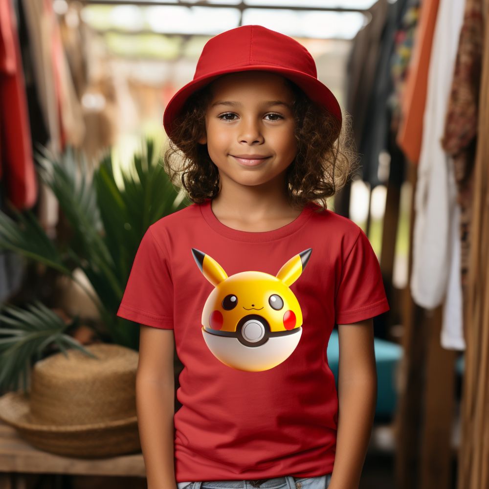 Camiseta Infanto Juvenil Personagens Anime Pokémon Games