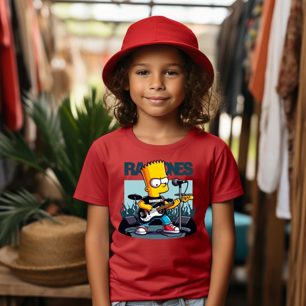 Camiseta Infanto Juvenil Personagens Bart Simpsons 02