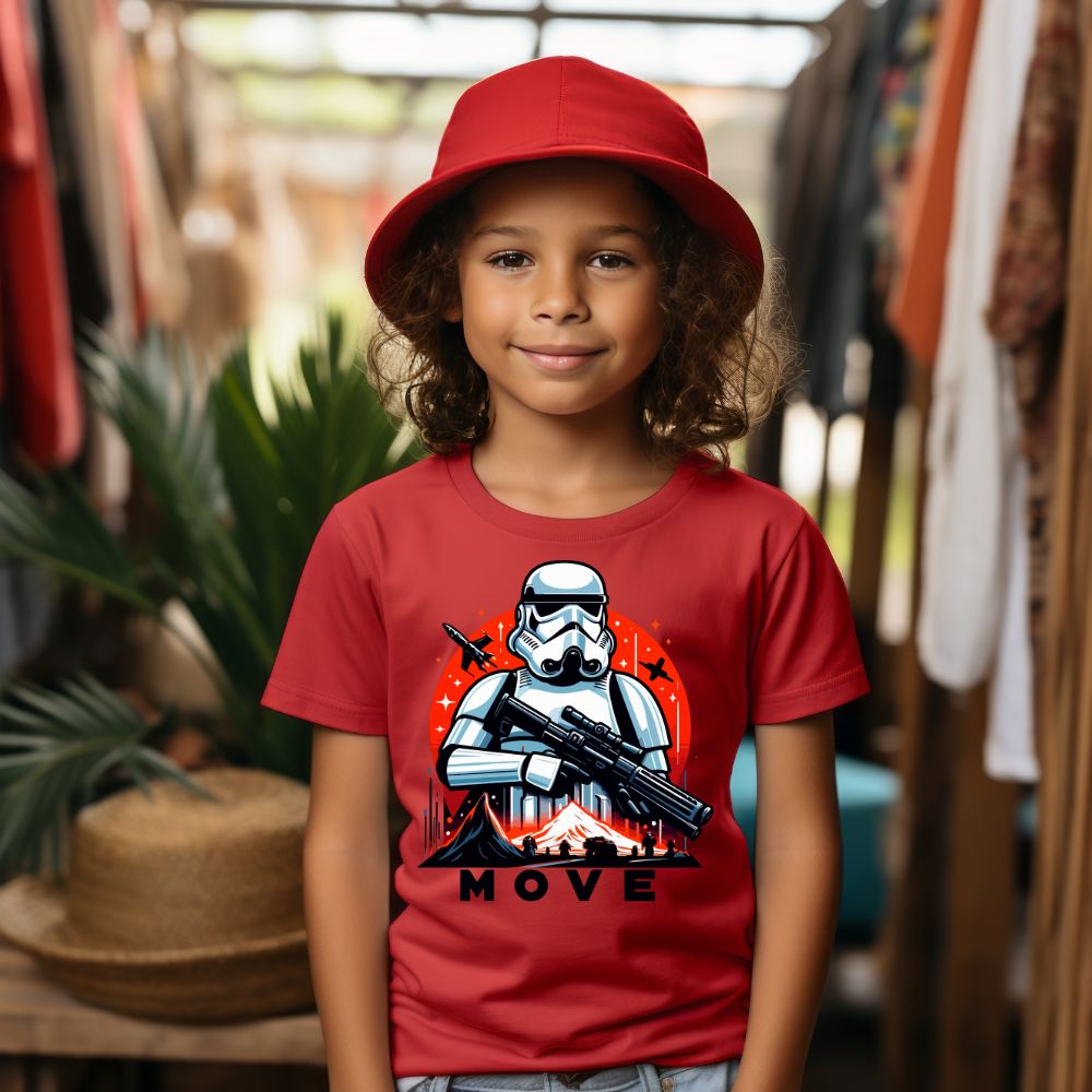 Camiseta Infanto Juvenil Personagens Star Wars Geek Serie Darth Vader Kids