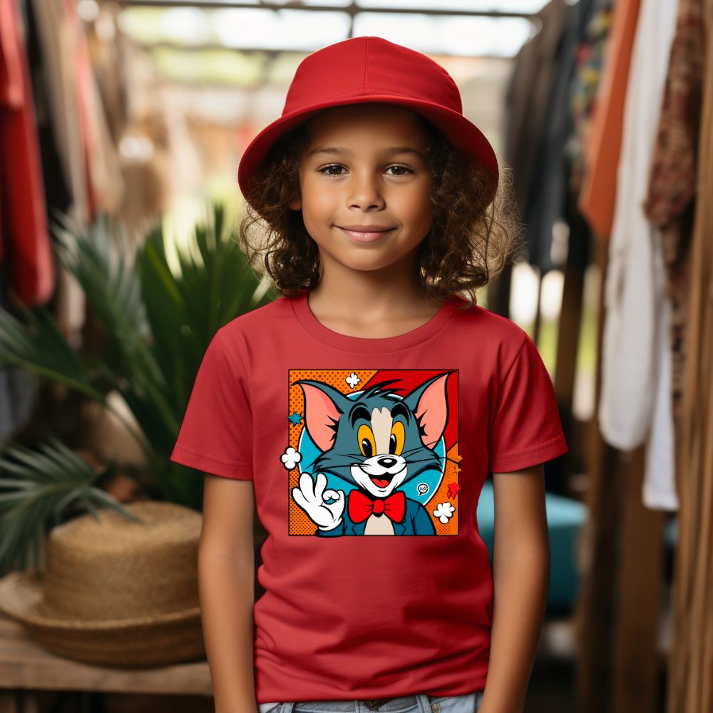 Camiseta Infanto Juvenil Personagens Tom e Jerry 02