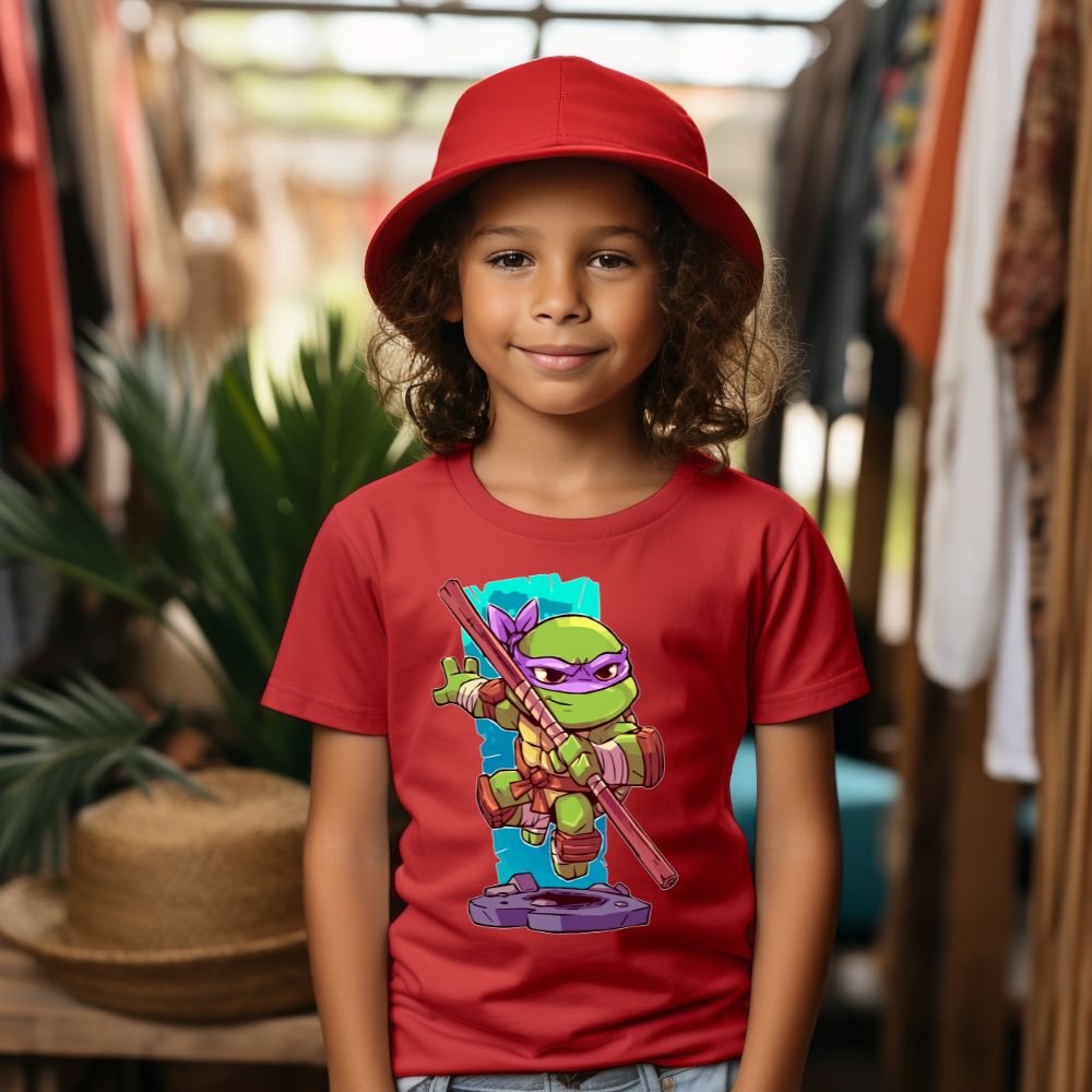 Camiseta Infanto Juvenil Personagens As Tartarugas Ninjas