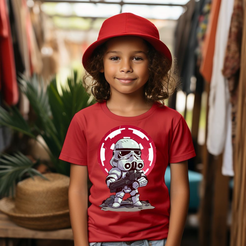 Camiseta Infanto Juvenil Personagens Star Wars Geek Serie Darth Vader 01