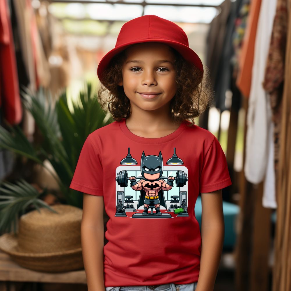 Camiseta Infanto Juvenil Personagens Batman Gym