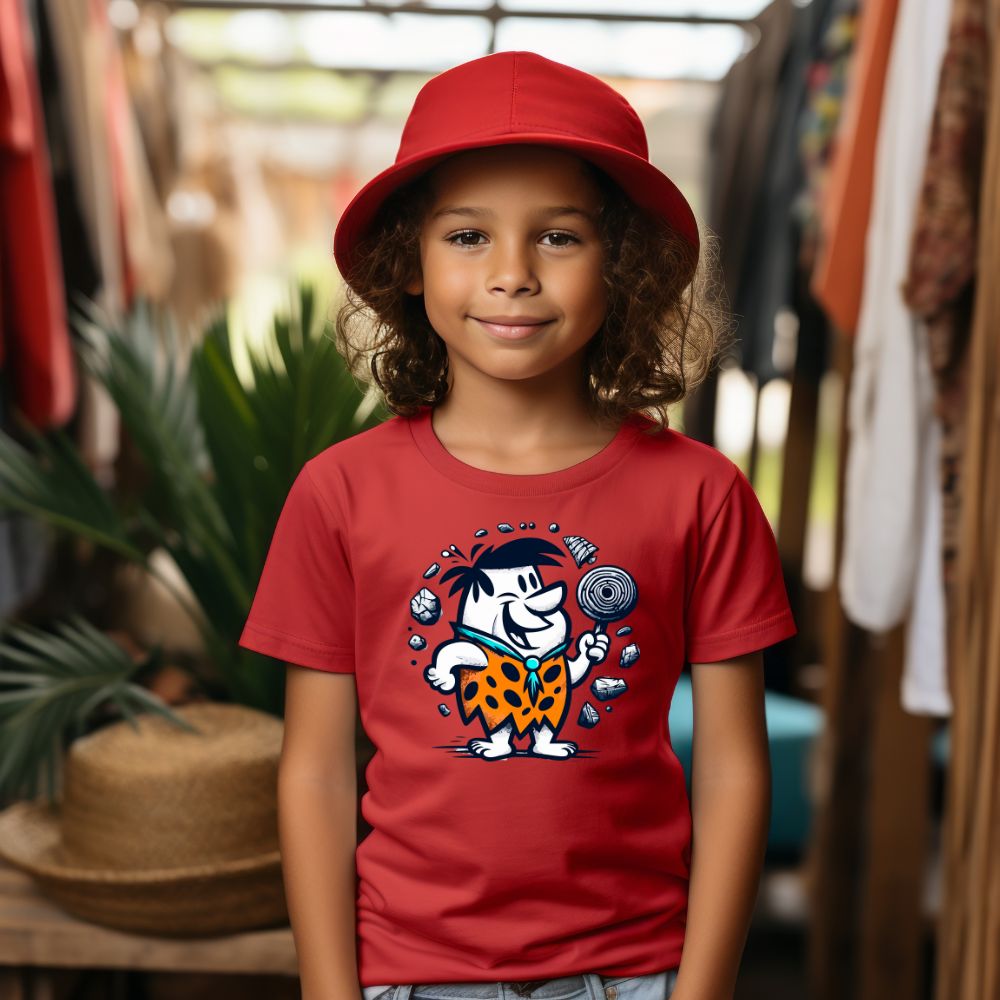 Camiseta Infanto Juvenil Personagens Desenho The Flintstones
