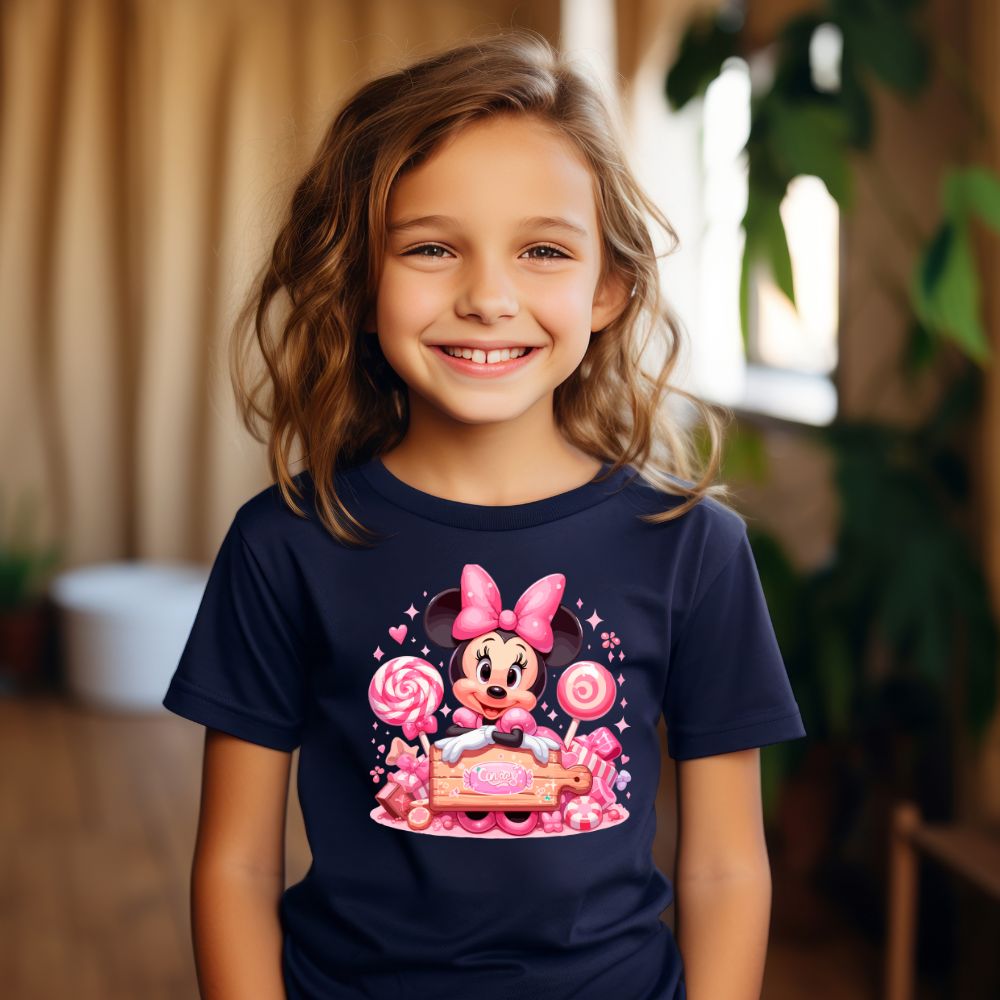 Camiseta Infanto Juvenil Personagens Minnie 03