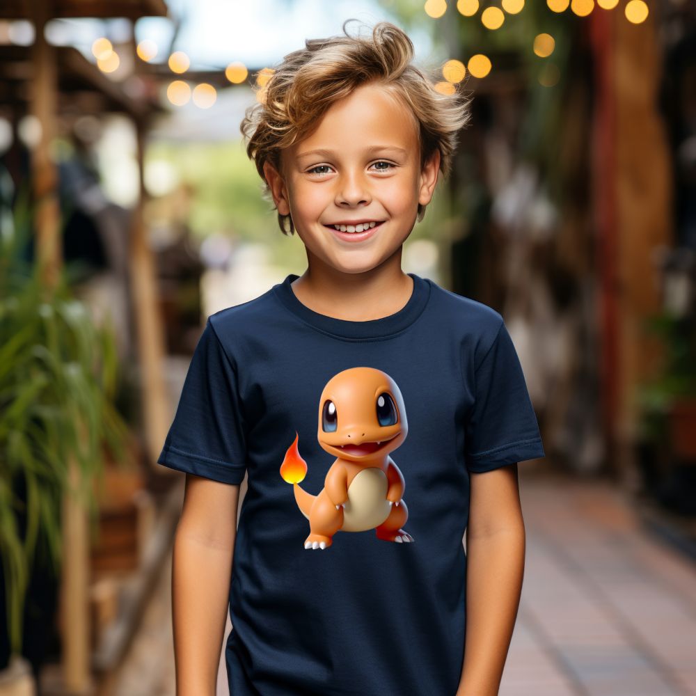 Camiseta Infanto Juvenil Personagens Pikachu Pokémon Clássico 08