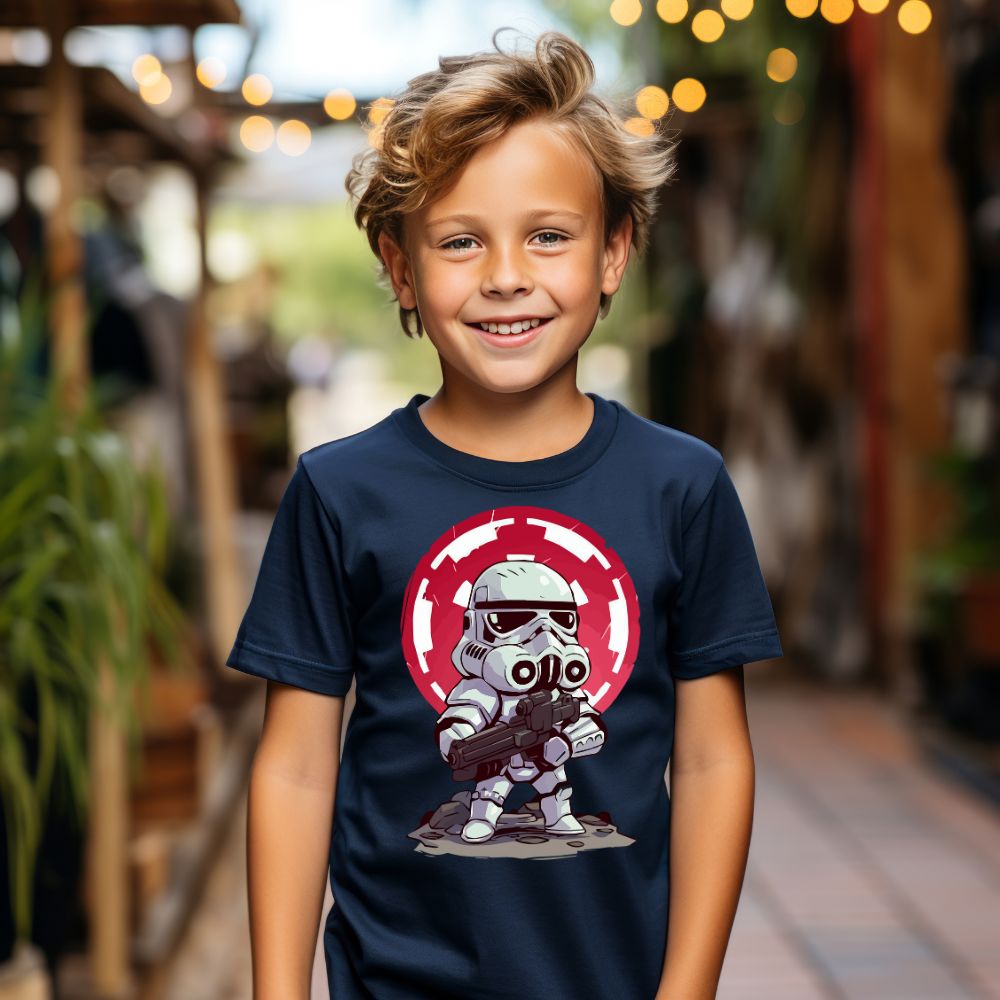Camiseta Infanto Juvenil Personagens Star Wars Geek Serie Darth Vader 01