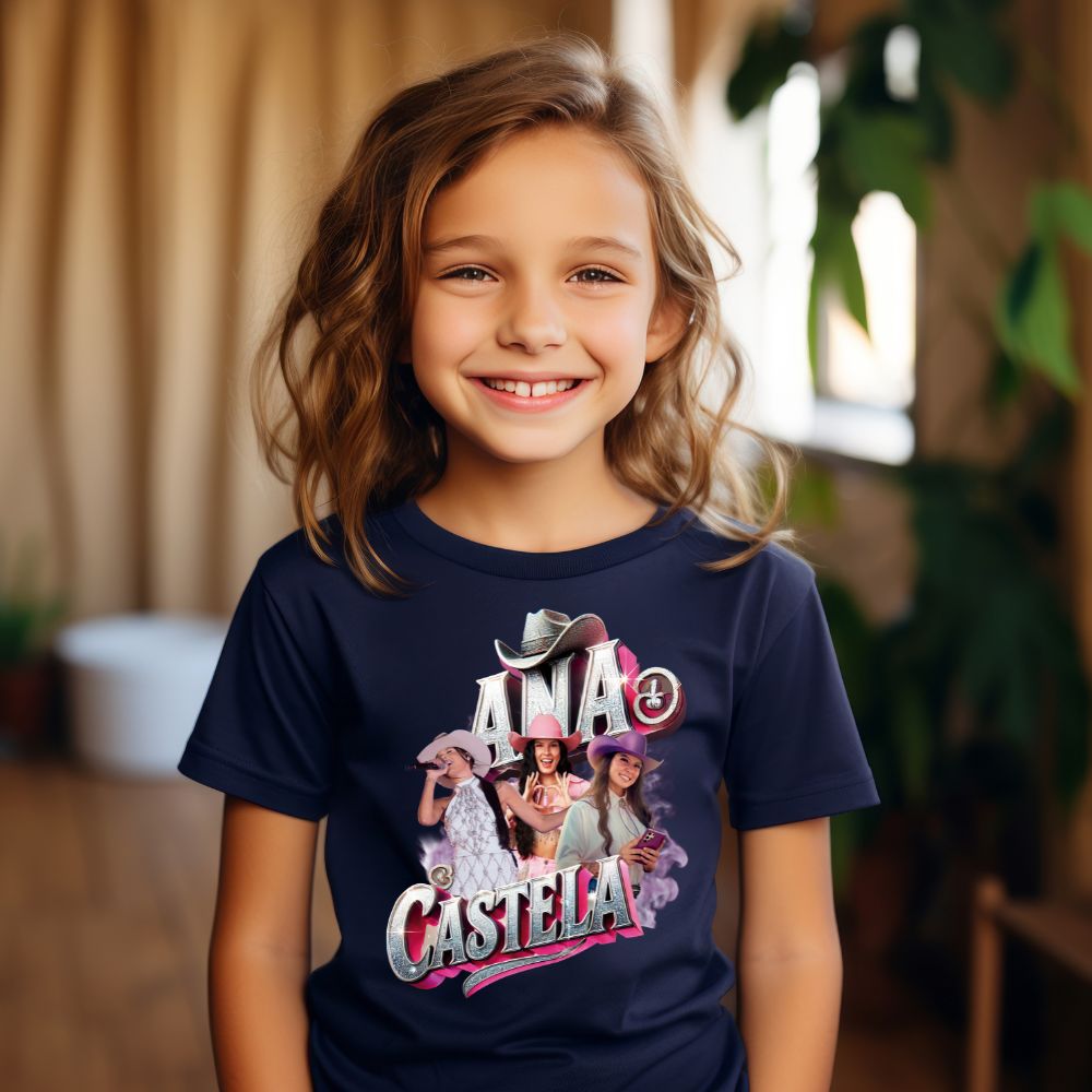 Camiseta Infanto Juvenil Cantora Sertanejo Ana Castela Boiadeira