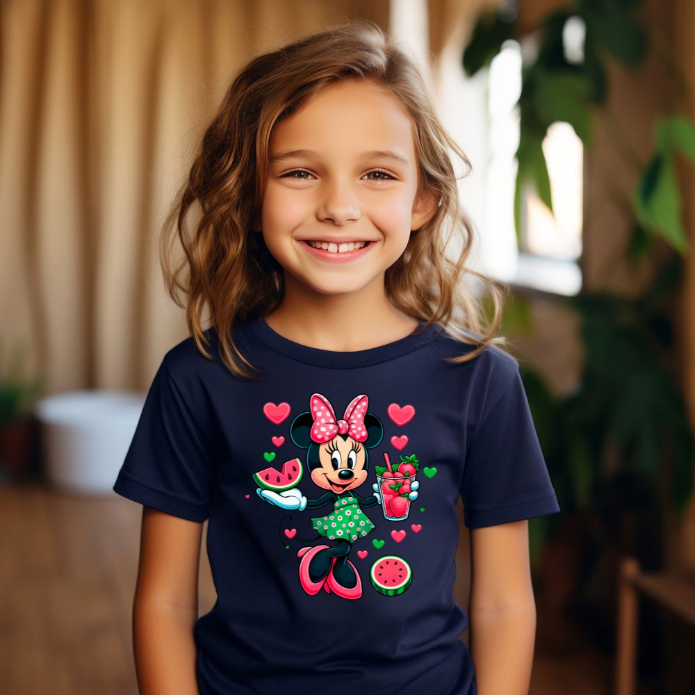 Camiseta Infanto Juvenil Personagens Minnie 08