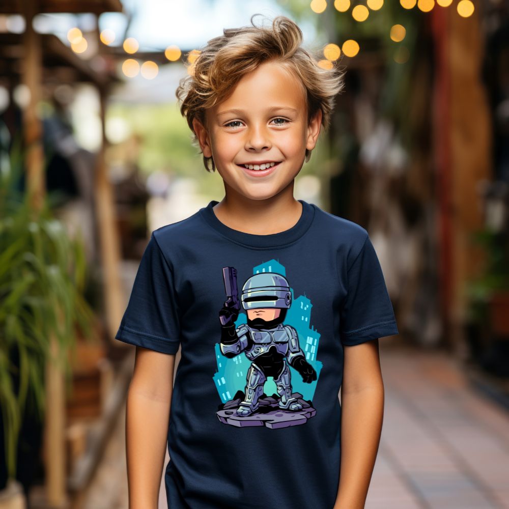Camiseta Infanto Juvenil Personagens Robocop Personagem Games