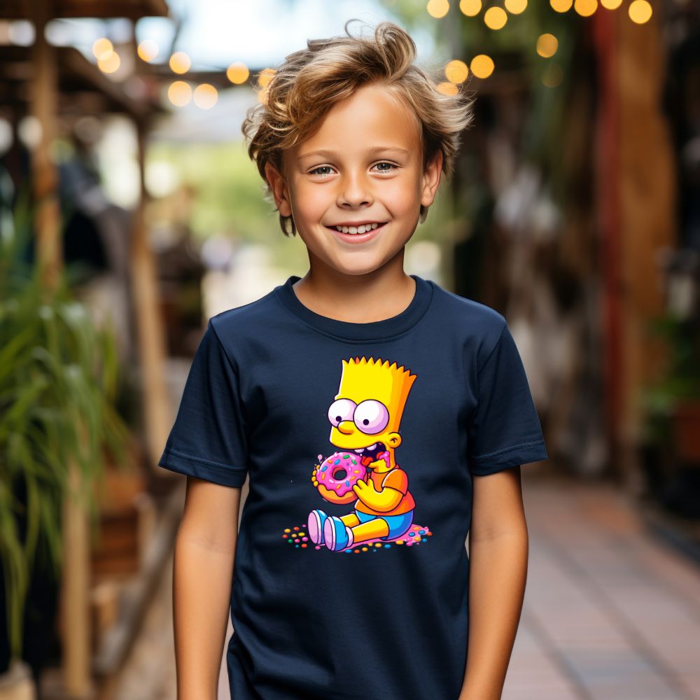 Camiseta Infanto Juvenil Personagens Bart Simpsons 03