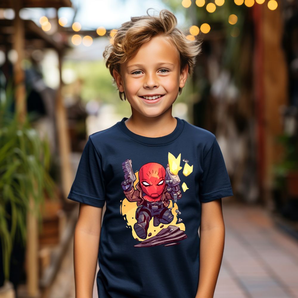 Camiseta Infanto Juvenil Personagens Heróis Deadpool