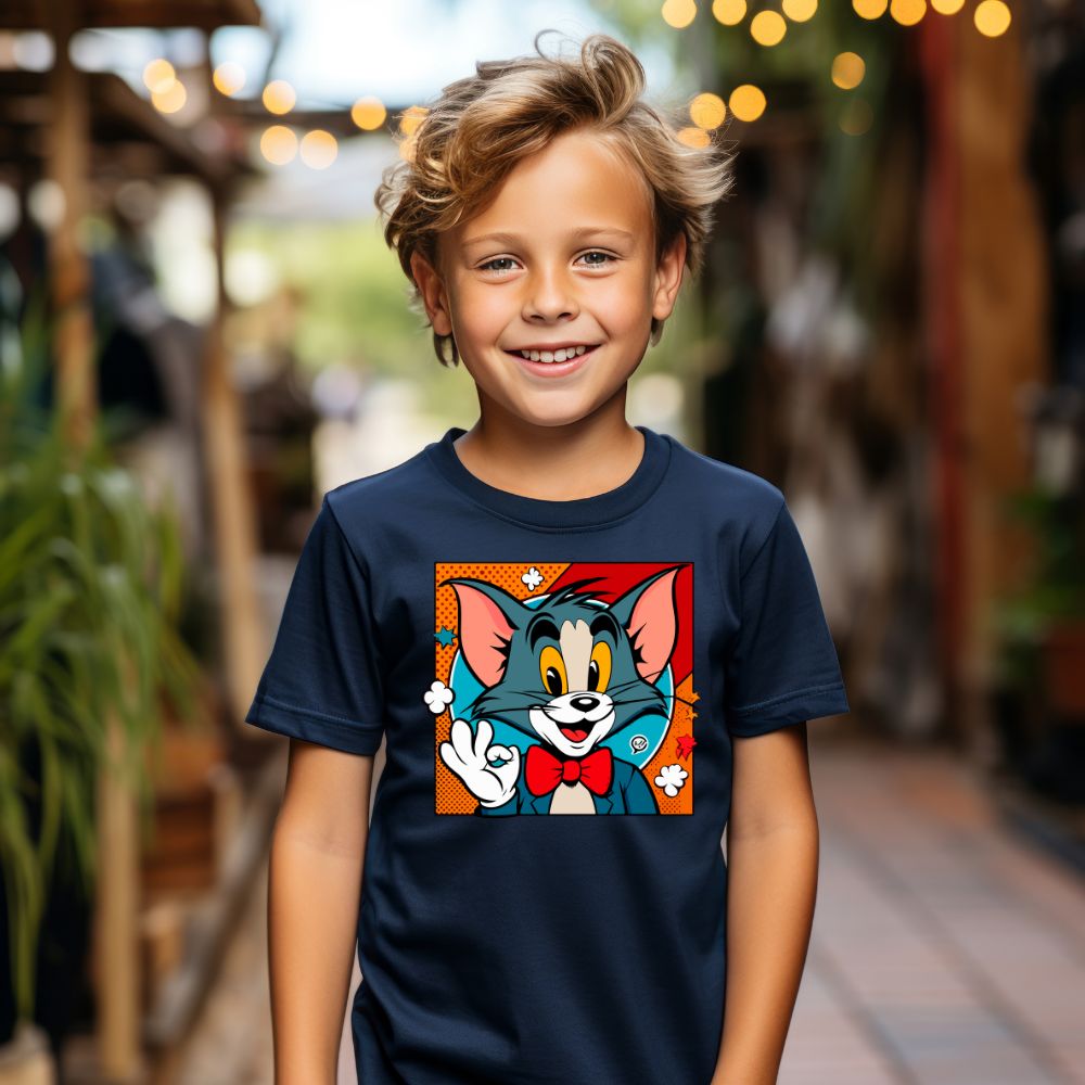 Camiseta Infanto Juvenil Personagens Tom e Jerry 02
