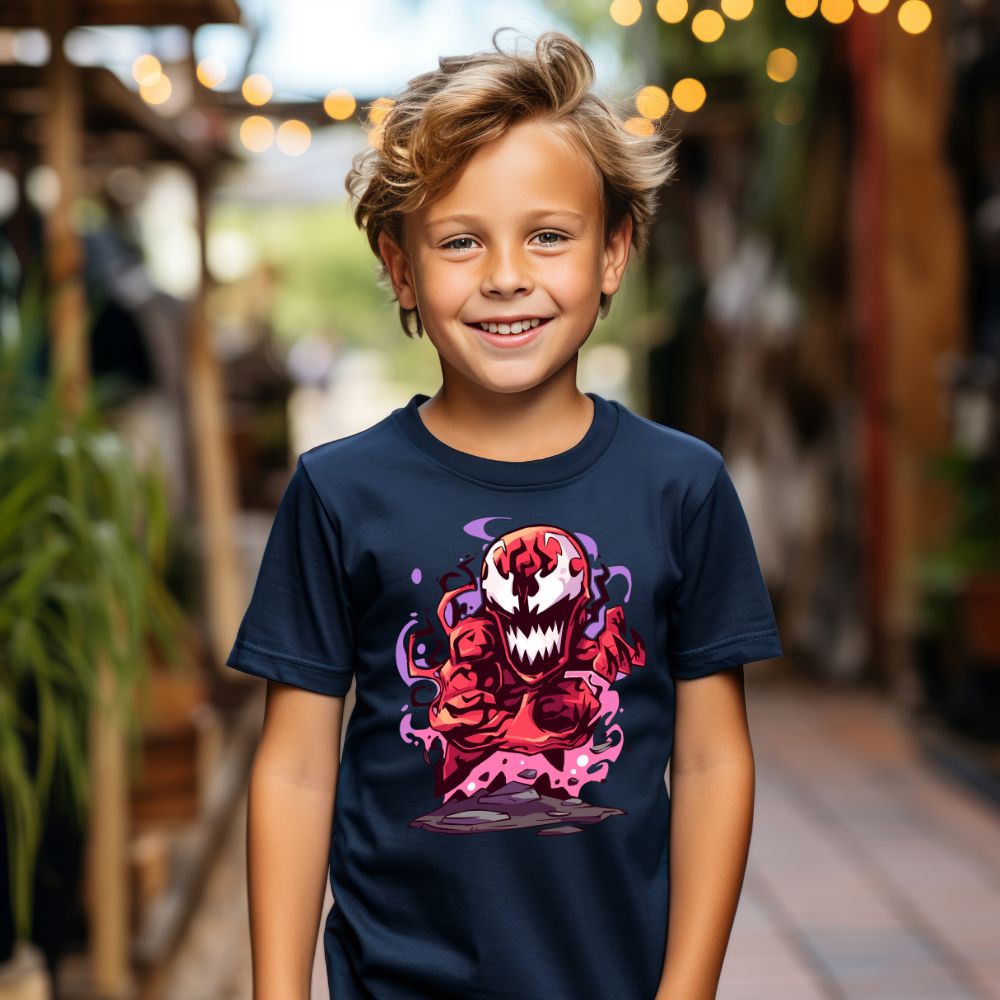 Camiseta Infanto Juvenil Personagens Venom Personagem Vilão