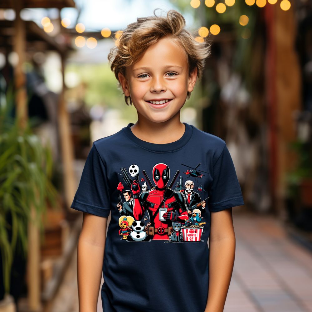 Camiseta Infanto Juvenil Personagens Deadpool