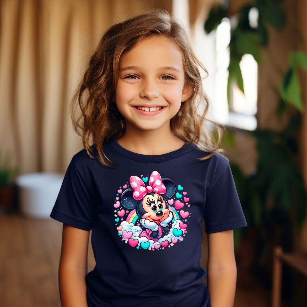 Camiseta Infanto Juvenil Personagens Minnie 02