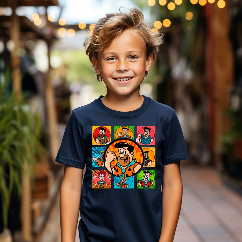 Camiseta Infanto Juvenil Personagens The Flintstones