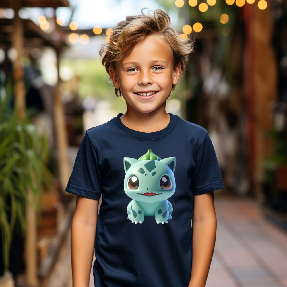 Camiseta Infanto Juvenil Personagens Pikachu Pokémon Clássico 07