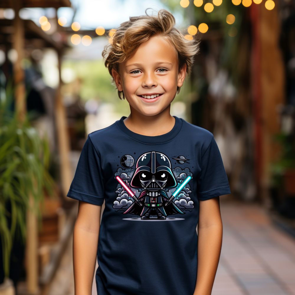 Camiseta Infanto Juvenil Personagens Star Wars Darth Vader Geek