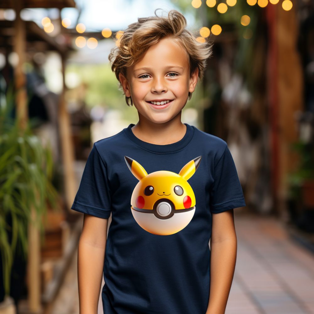 Camiseta Infanto Juvenil Personagens Anime Pokémon Games