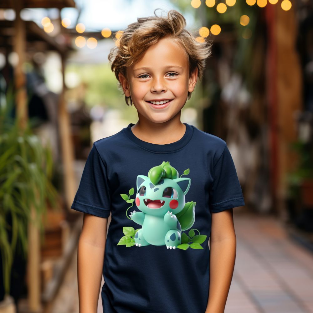 Camiseta Infanto Juvenil Personagens Pikachu Pokémon Clássico 09