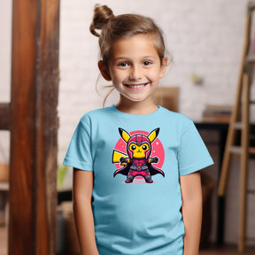 Camiseta Infanto Juvenil Personagens Pikachu Super Heróis 03