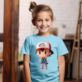 Camiseta Infanto Juvenil Personagens Pokémon Infantil Anime Desenho 02