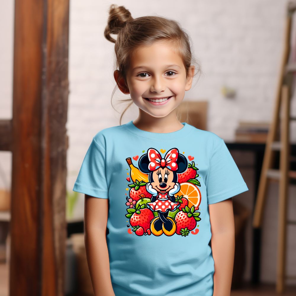 Camiseta Infanto Juvenil Personagens Minnie 07