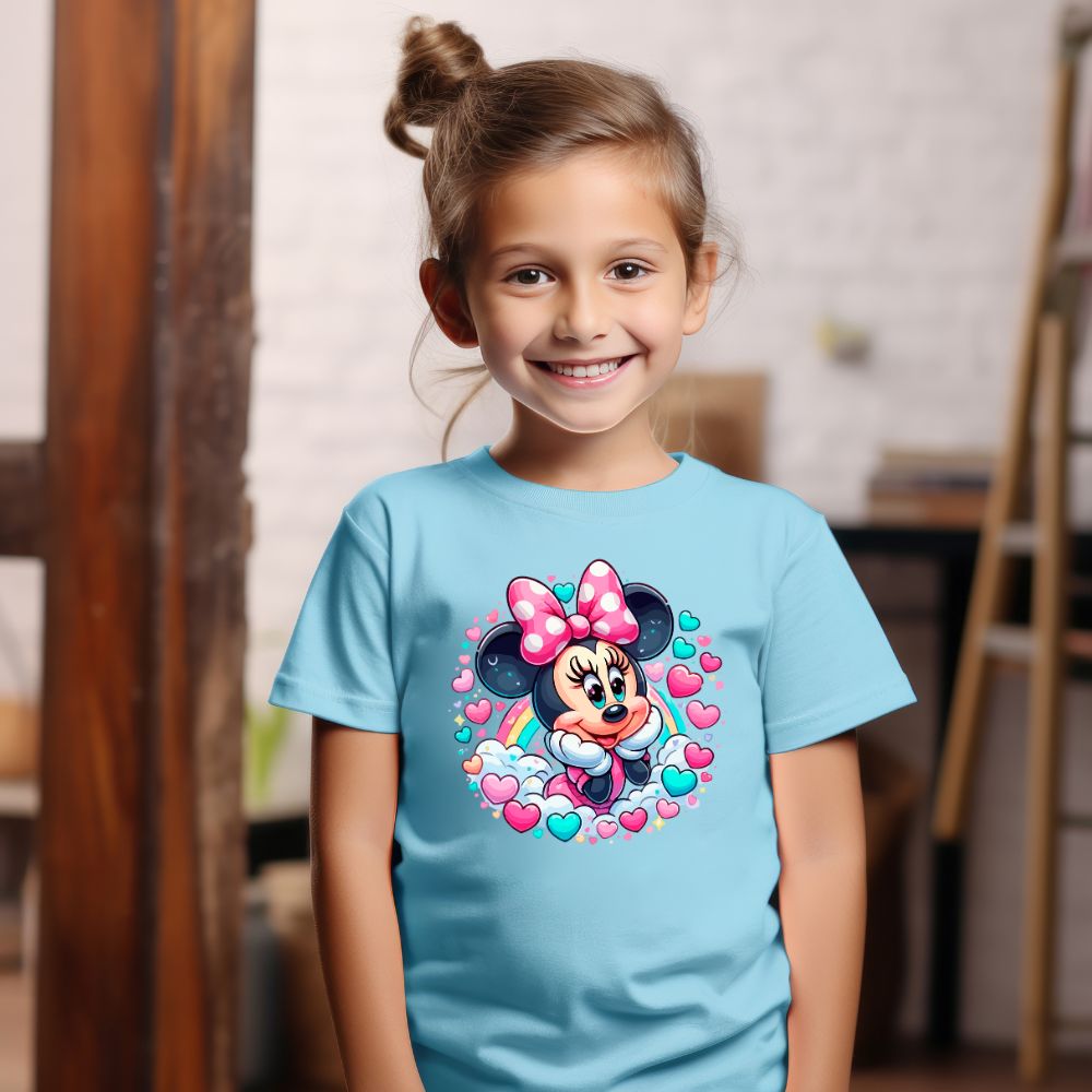 Camiseta Infanto Juvenil Personagens Minnie 02