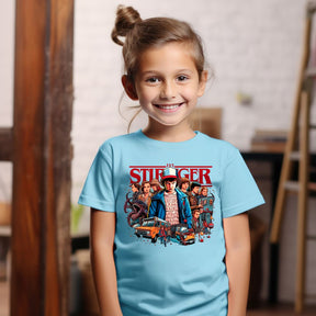 Camiseta Infanto Juvenil Personagens Serie Stranger Things 01