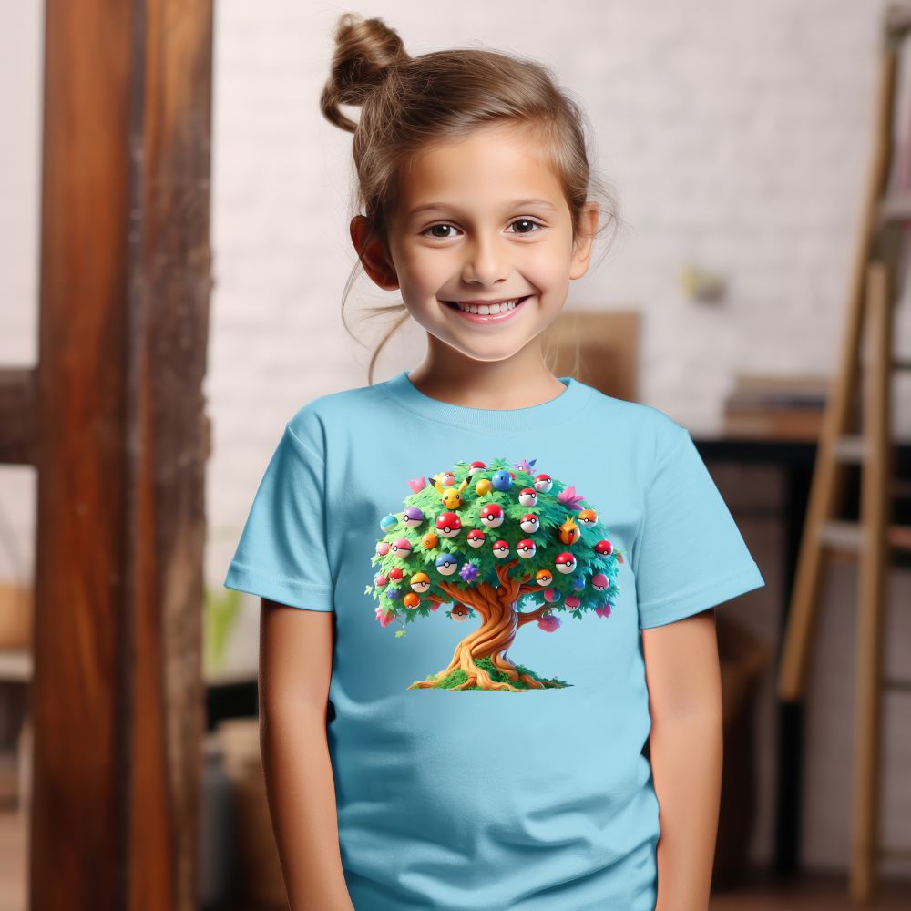 Camiseta Infanto Juvenil Personagens Anime Pokémon