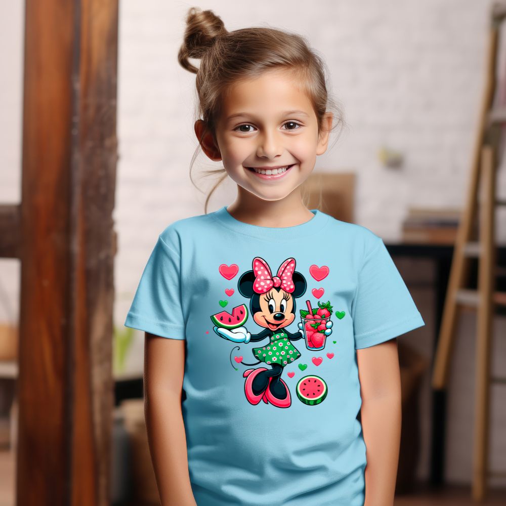 Camiseta Infanto Juvenil Personagens Minnie 08