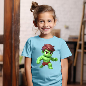 Camiseta Infanto Juvenil Personagens Hulk Mini Heróis