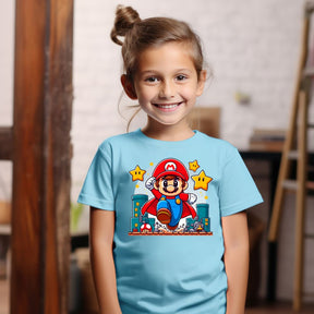 Camiseta Infanto Juvenil Personagens Super Mario World 05