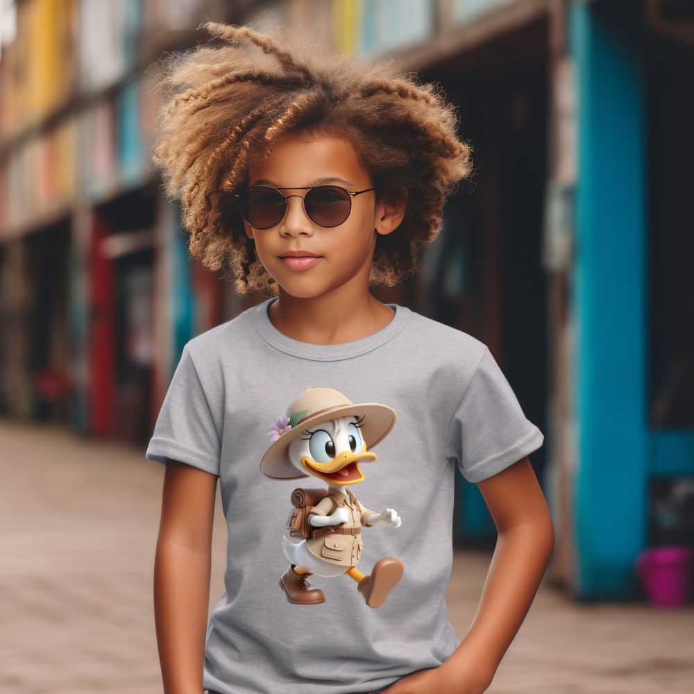 Camiseta Infanto Juvenil Personagens Disney - Daisy Donald
