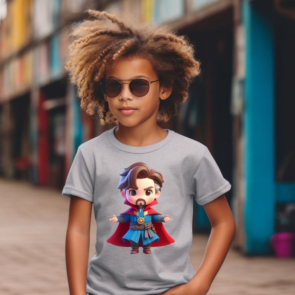 Camiseta Infanto Juvenil Heróis da Marvel - Doutor Estranho