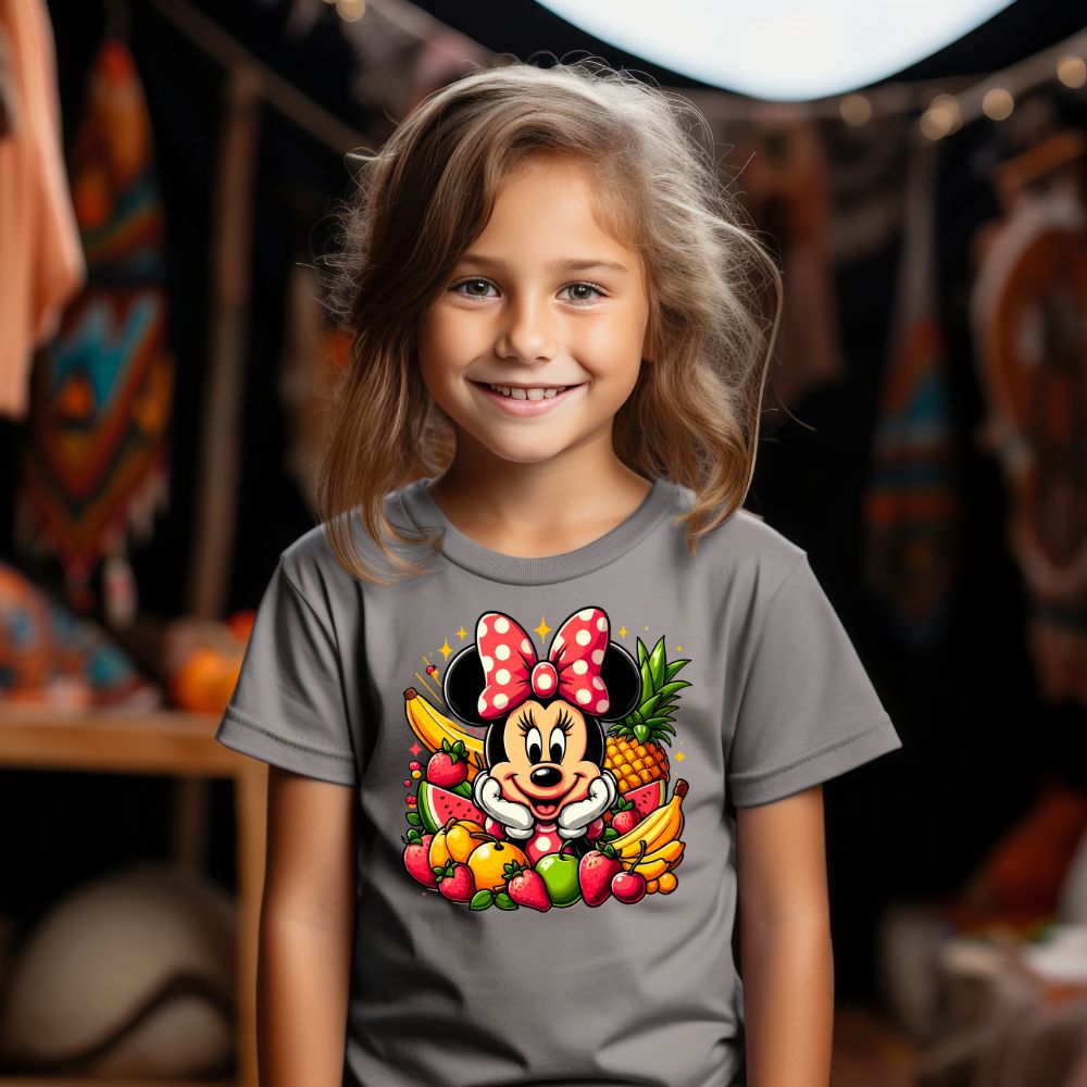 Camiseta Infanto Juvenil Personagens Minnie 09