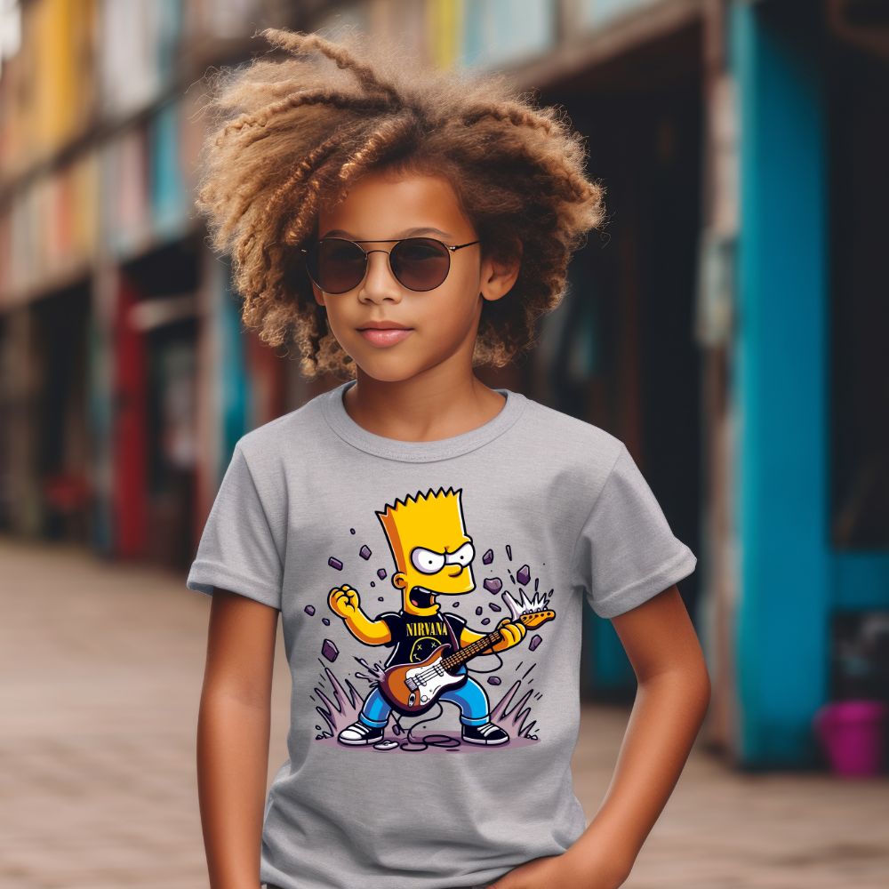 Camiseta Infanto Juvenil Personagens Bart Simpsons 01